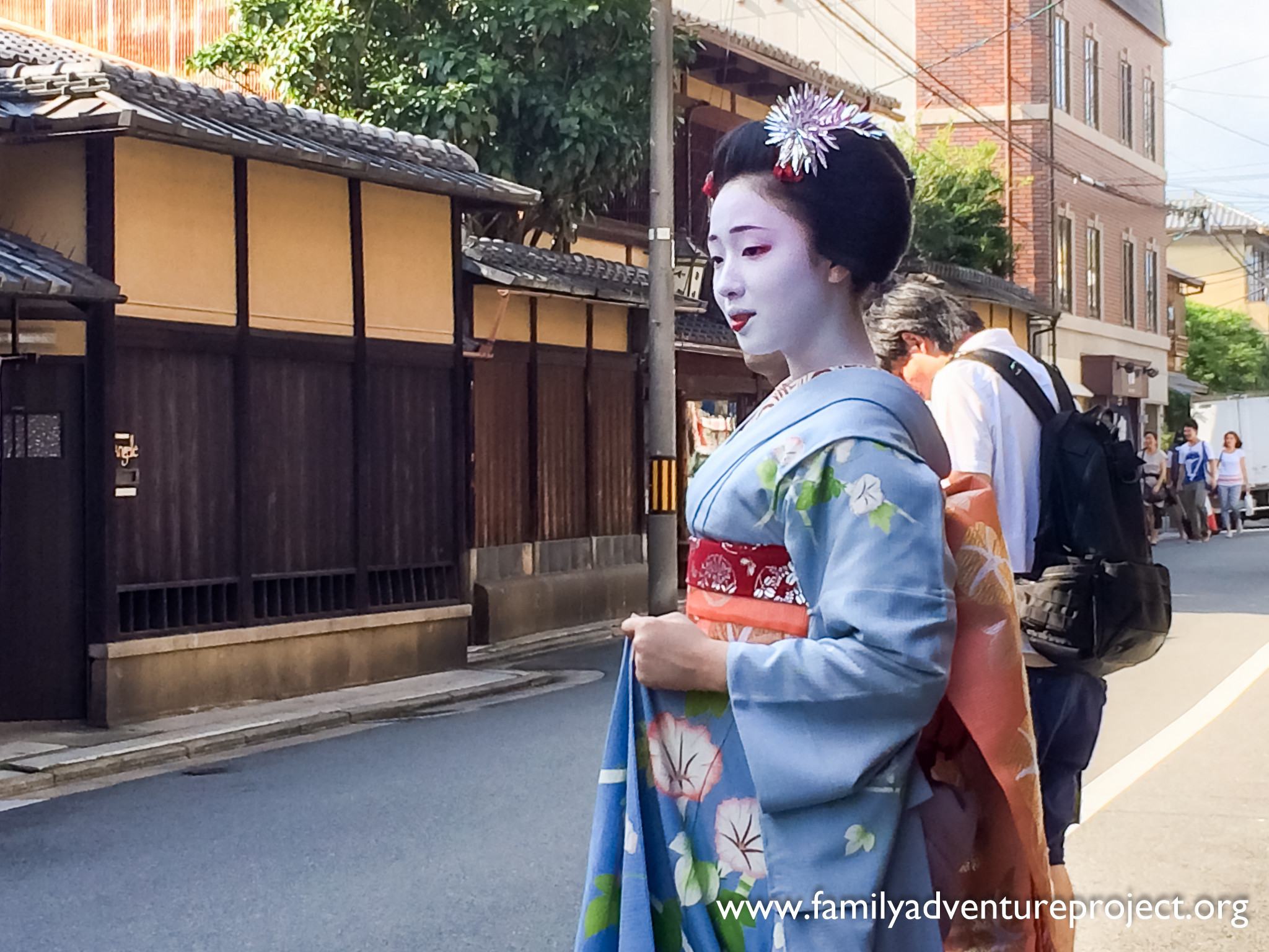 Maiko on the streets of Kyoto