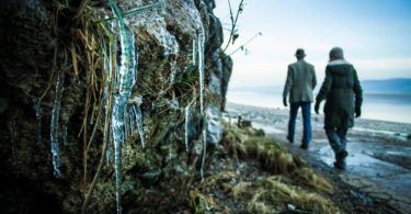 Icicles on Winter Walk in Arnside