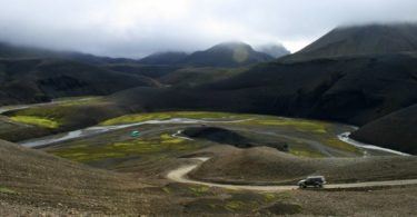 Road to Landmannalaugar Iceland