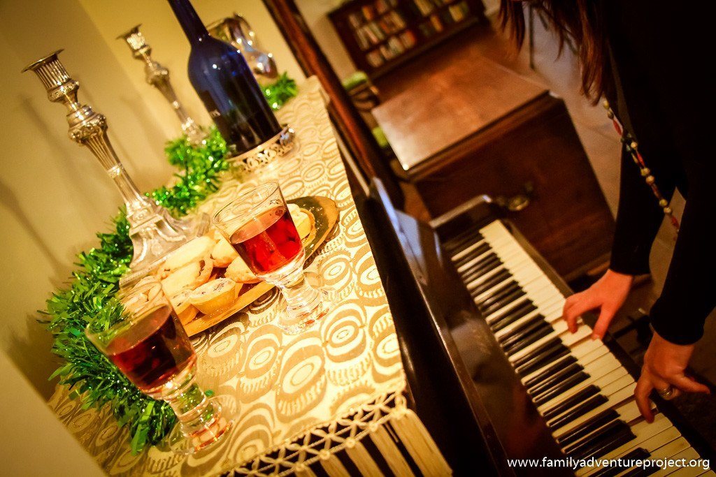 Christmas Piano at Halecat House