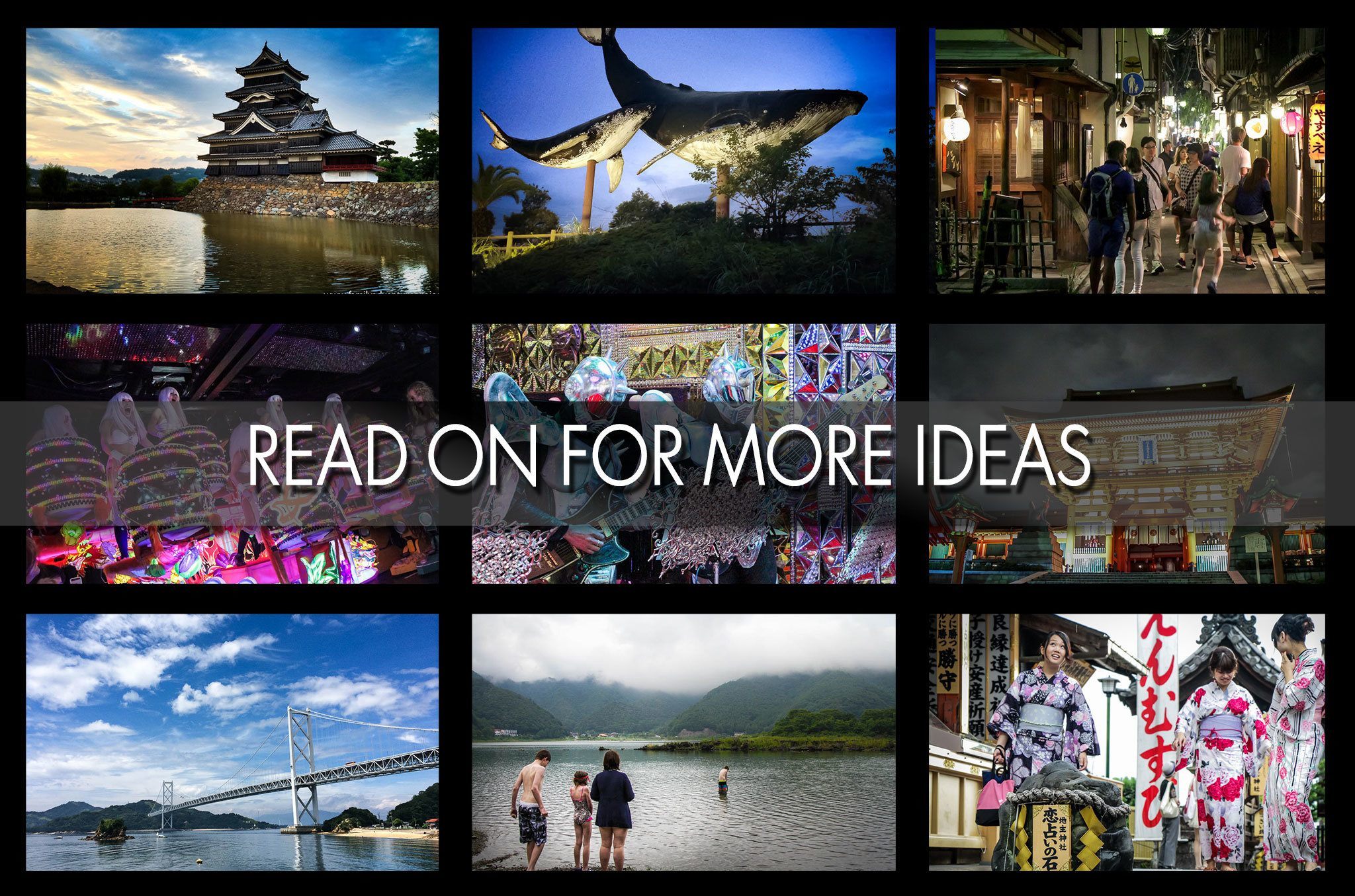 More ideas for things to do in Japan