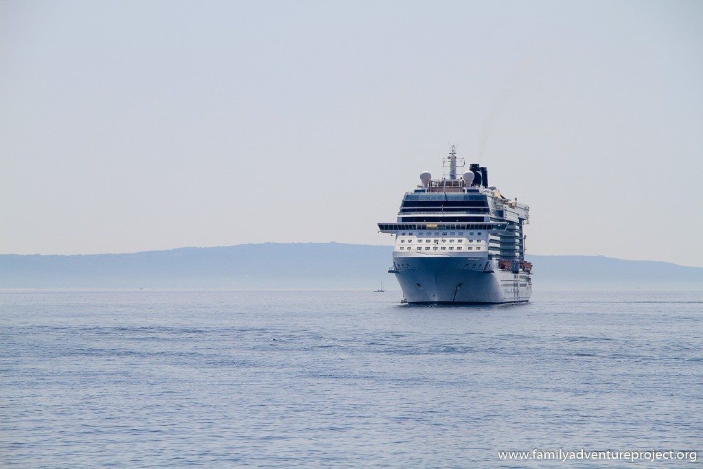 Cruise Ship in the Balkans