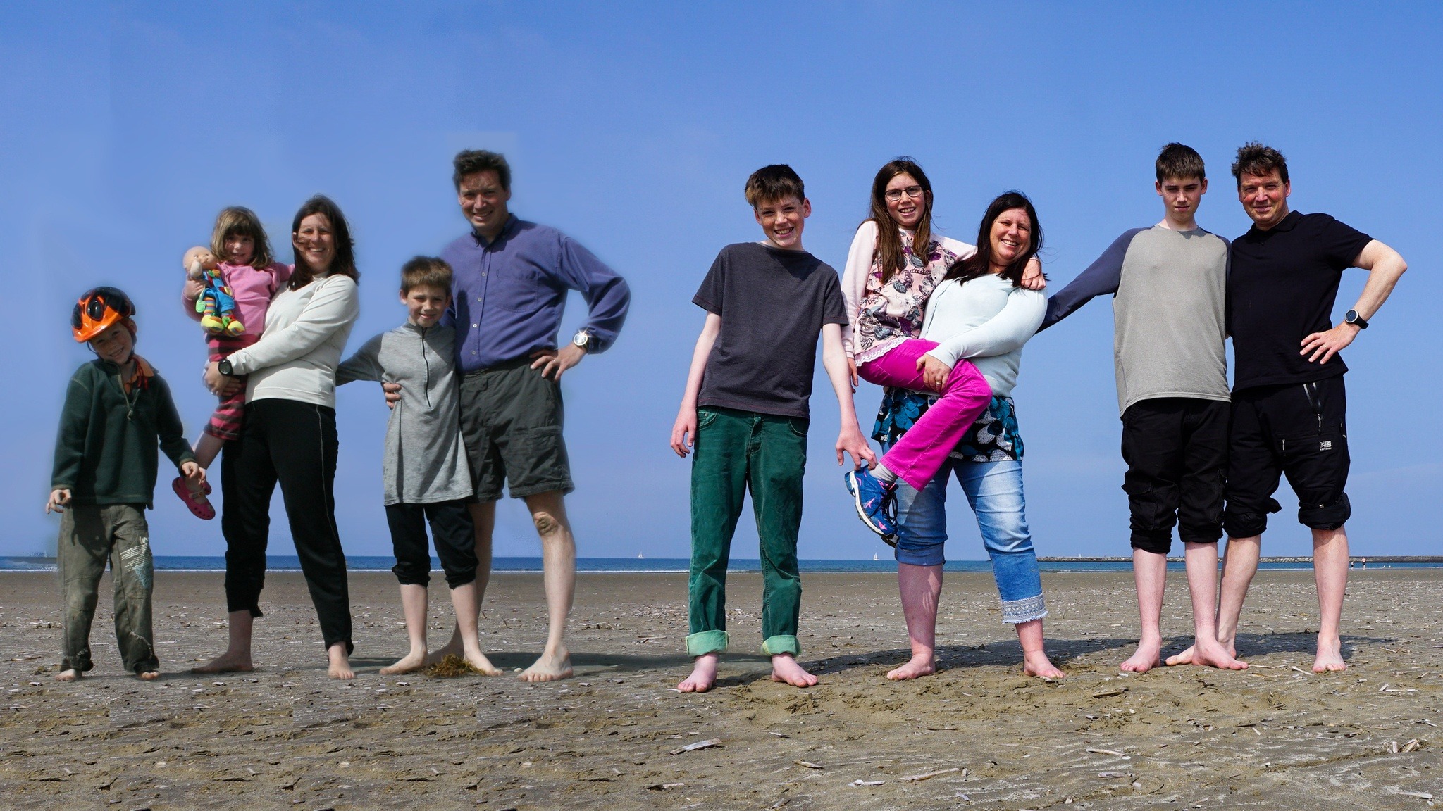 Two Moments in Time. The Family Adventure Project Team in 2009 and 2016