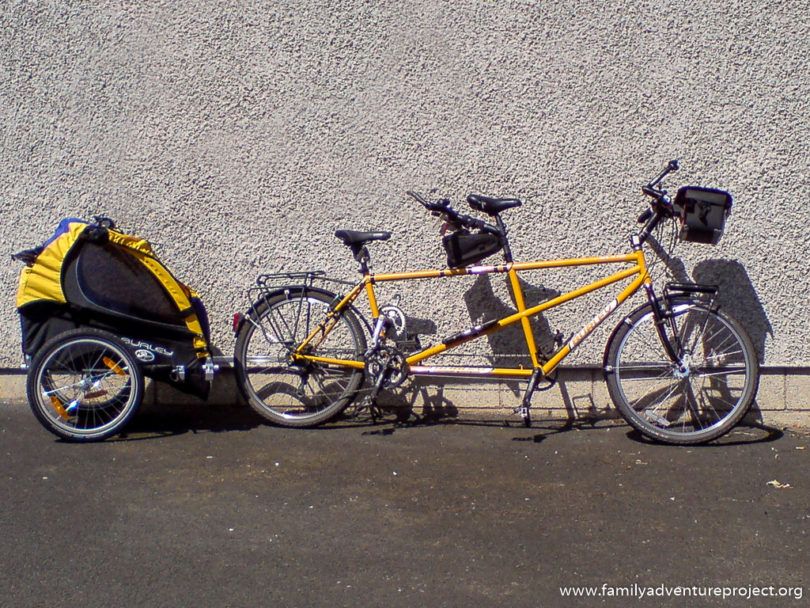 Burley Tandem and Trailer