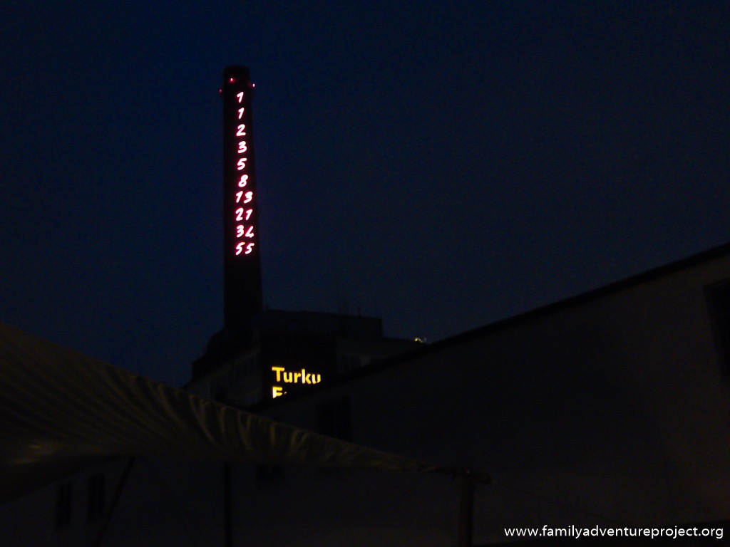 Fibonnaci sequence in Turku, one of the unusual Turku attractions