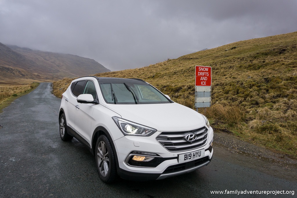 Be careful out there; warnings at the bottom of the Wrynose Pass
