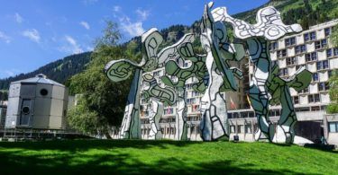 Le Boqueteau by Jean Dubuffet in Flaine