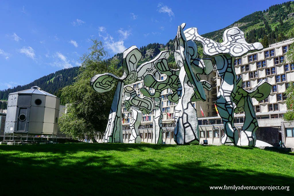 Le Boqueteau by Jean Dubuffet in Flaine