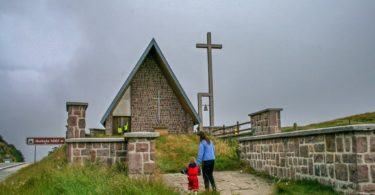 Church at Col de Ibaneta, Camino de Santiago