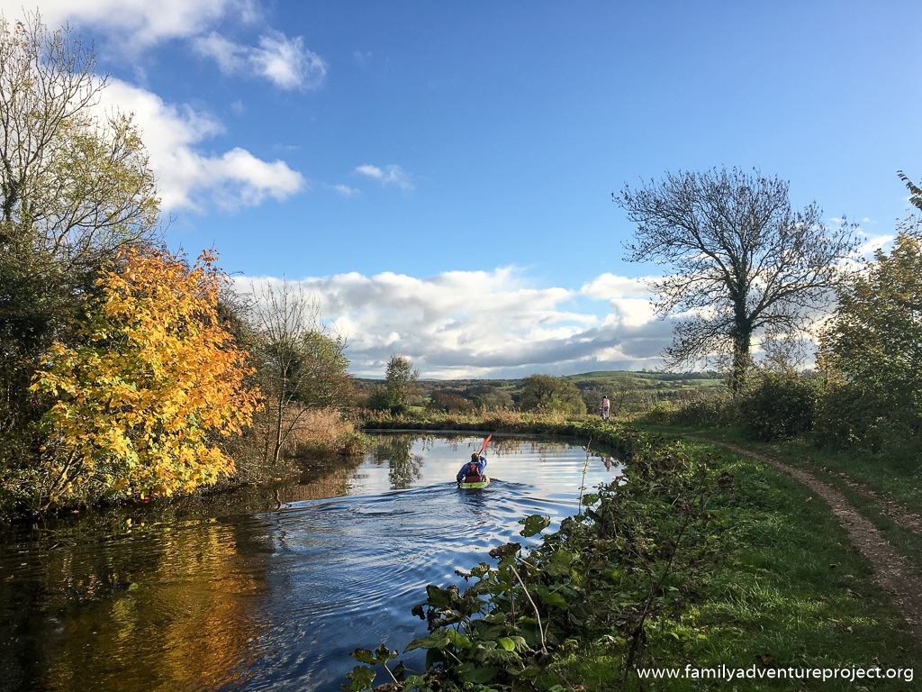 Biking and boating on the Lancaster Canal