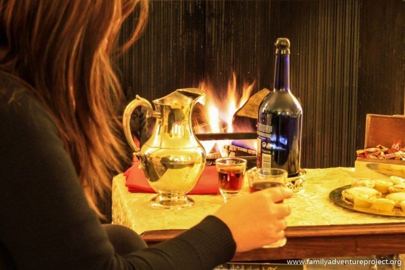 Christmas by the fireside