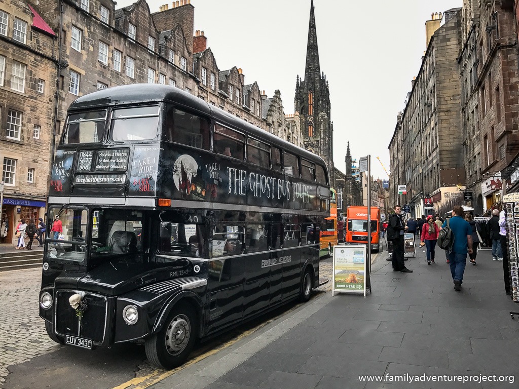 The Ghost Tour Bus in Edinburgh