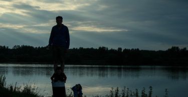 Down by the Danube as dusk falls