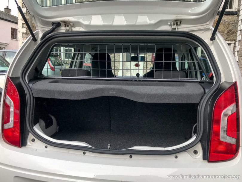 The Travall guard creates a safety barrier between boot and passenger seats