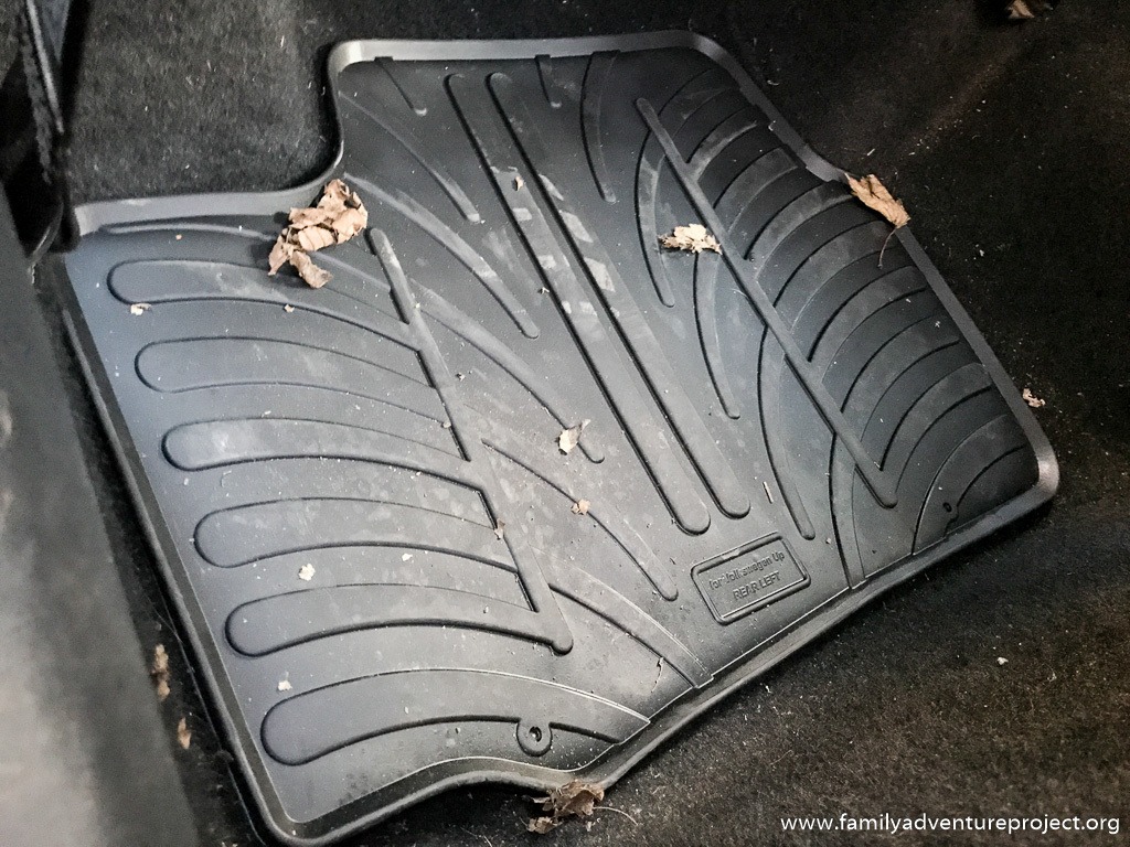The Travall mats help keep the mud, dirt, leaves and footprints off the car upholstery