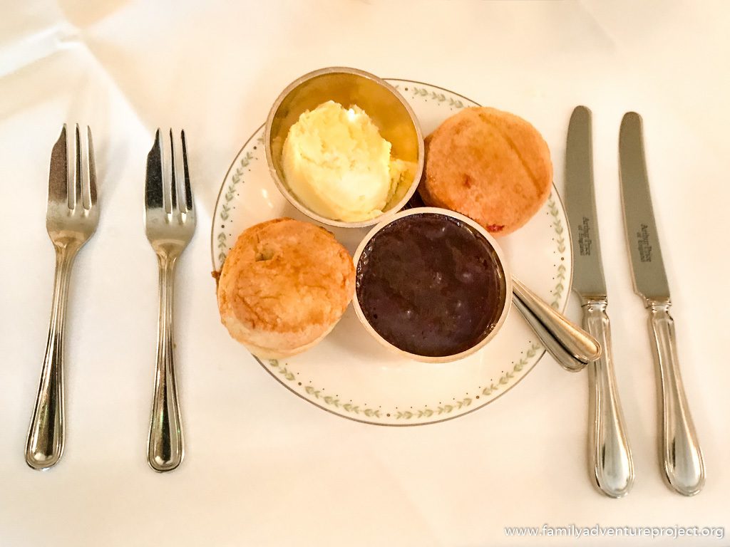 Scones with jam and cream at Bettys Harrogate