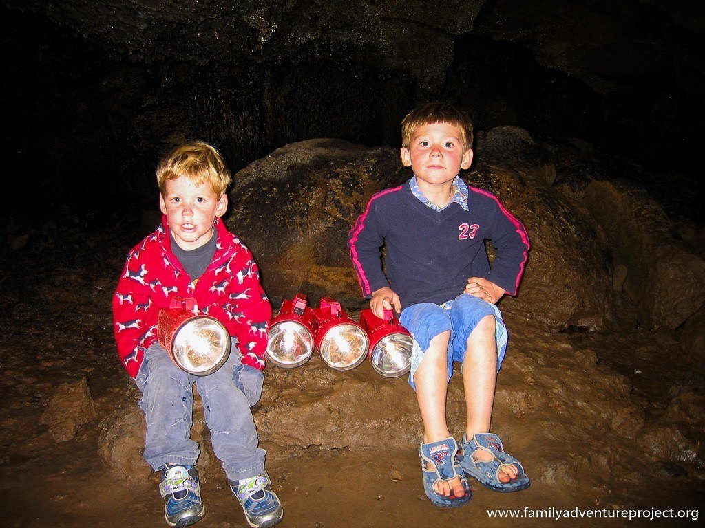 Lava Tubes in Newbury National Volcanic Monument, USA