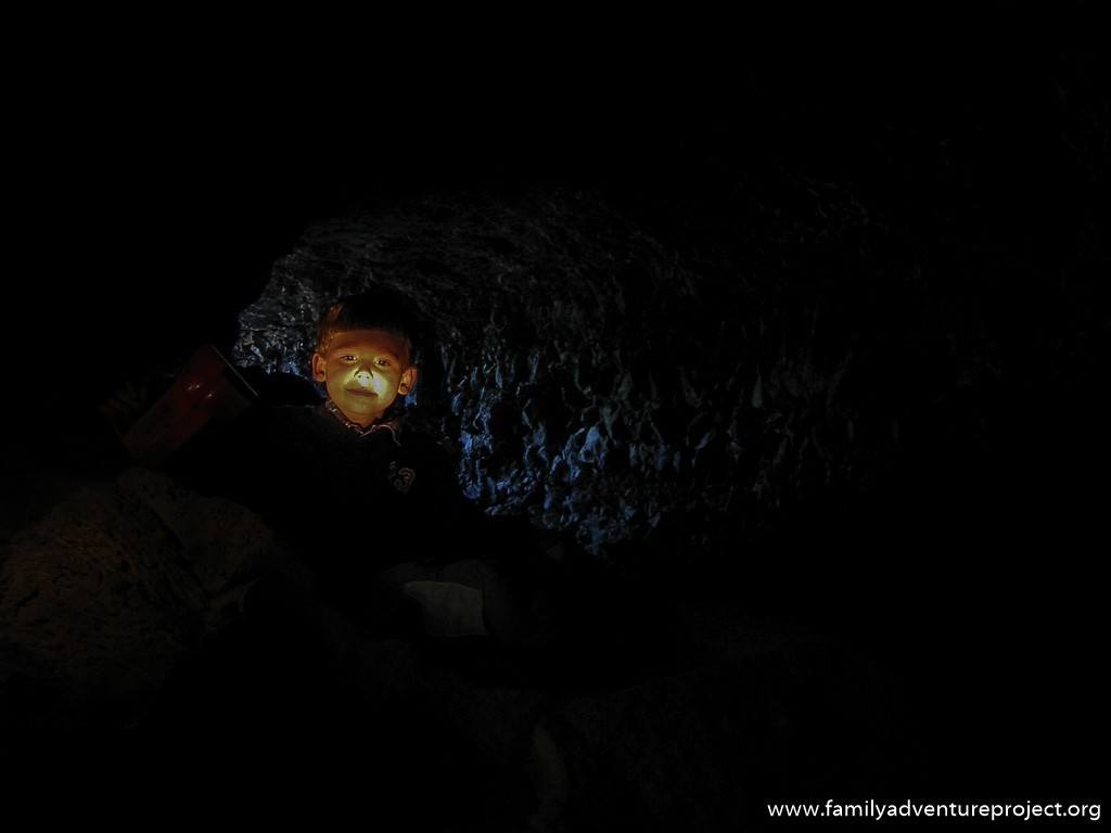 In the lava tubes at Newbury National Volcanic Monument
