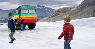 Slipping and sliding on the glacier