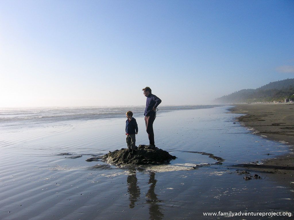 Father and son adventures on Vancouver Island