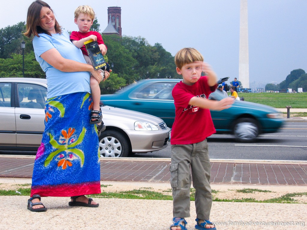 In Washington DC with kids
