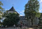 Arriving at Burg Bilstein Hostel
