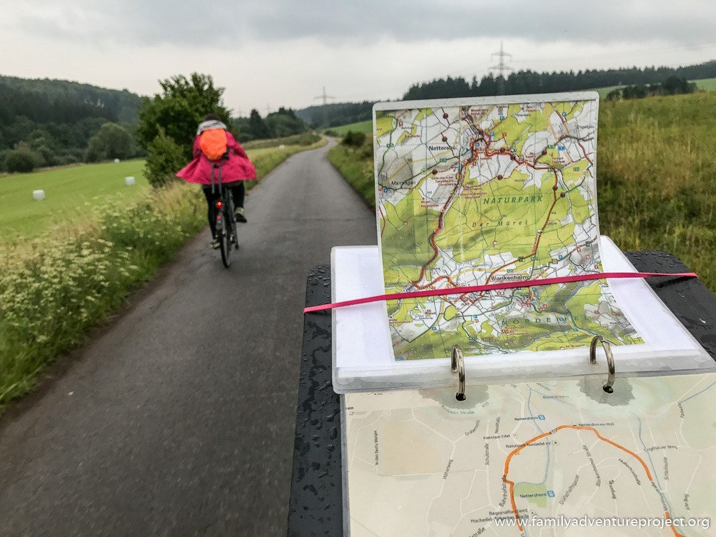 Cycling in the Eifel National Park, Naturpark der Murel, Germany