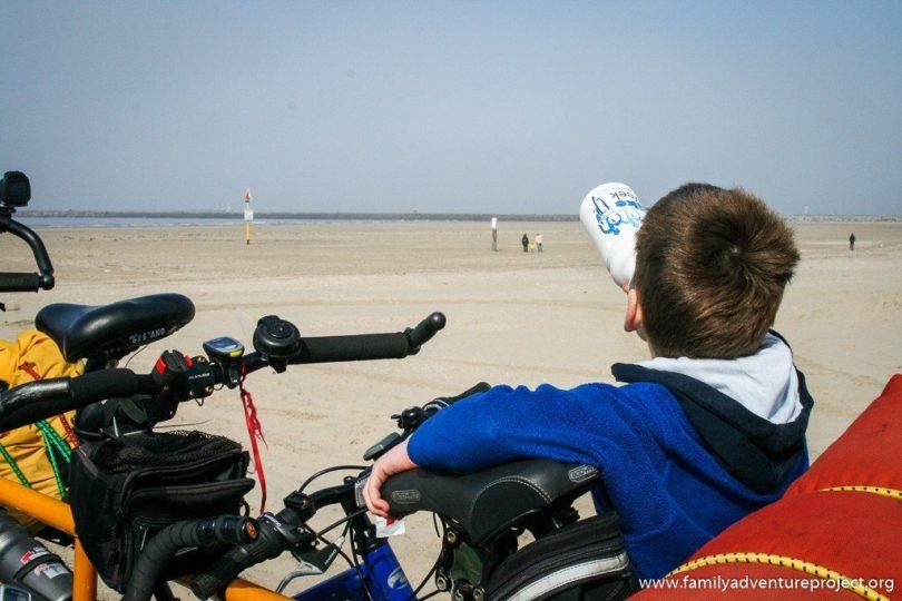 Ijmuiden Beach on a tandem