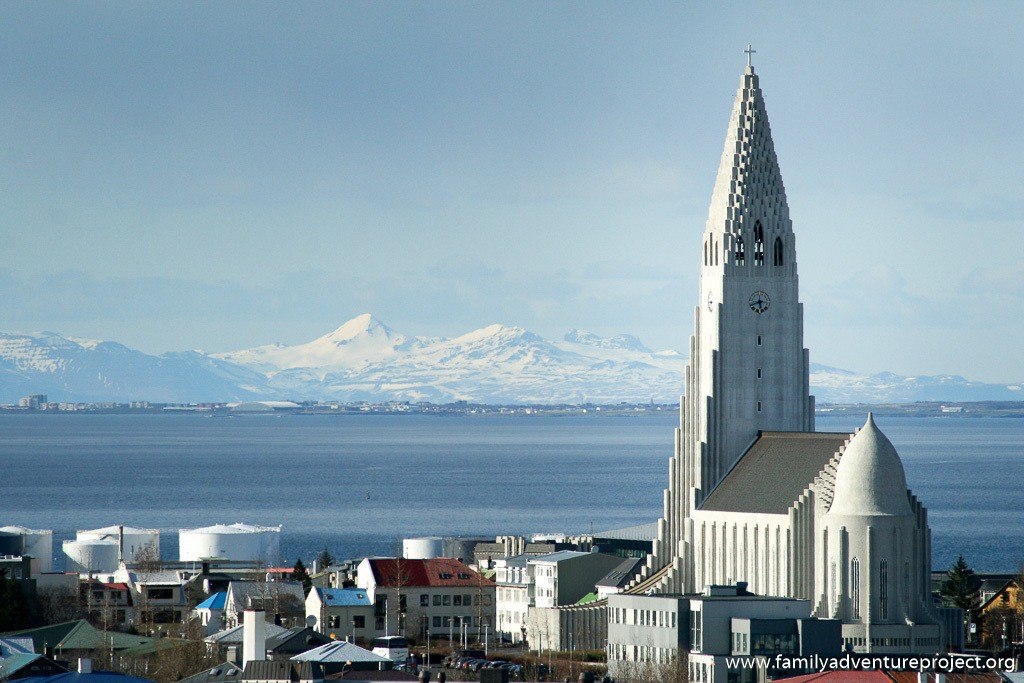 Hallgrimskirka in Reykjavik, Iceland