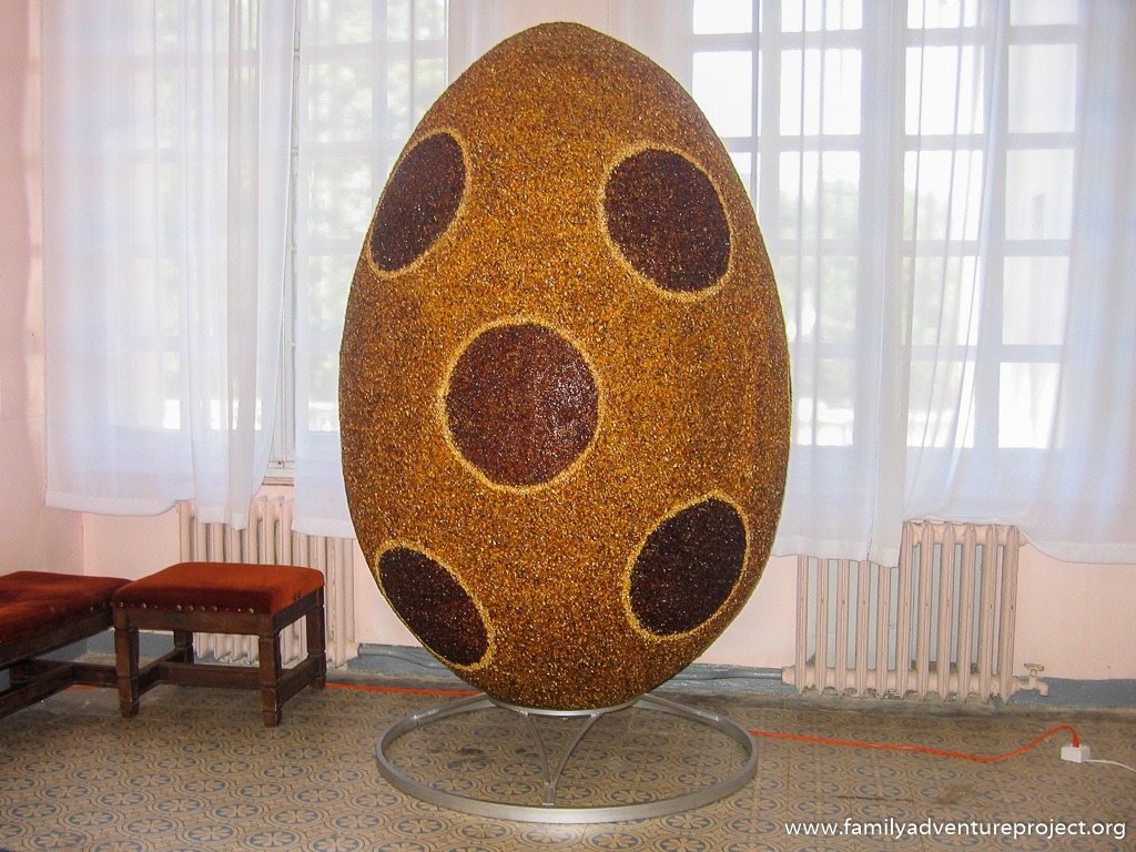The Amber Egg in the The Amber Museum in Palanga