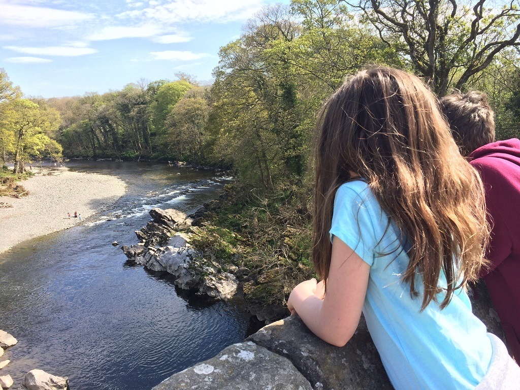 Kids at Devil's Bridge