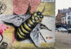 Bee Street Art on Mason Street in Manchester