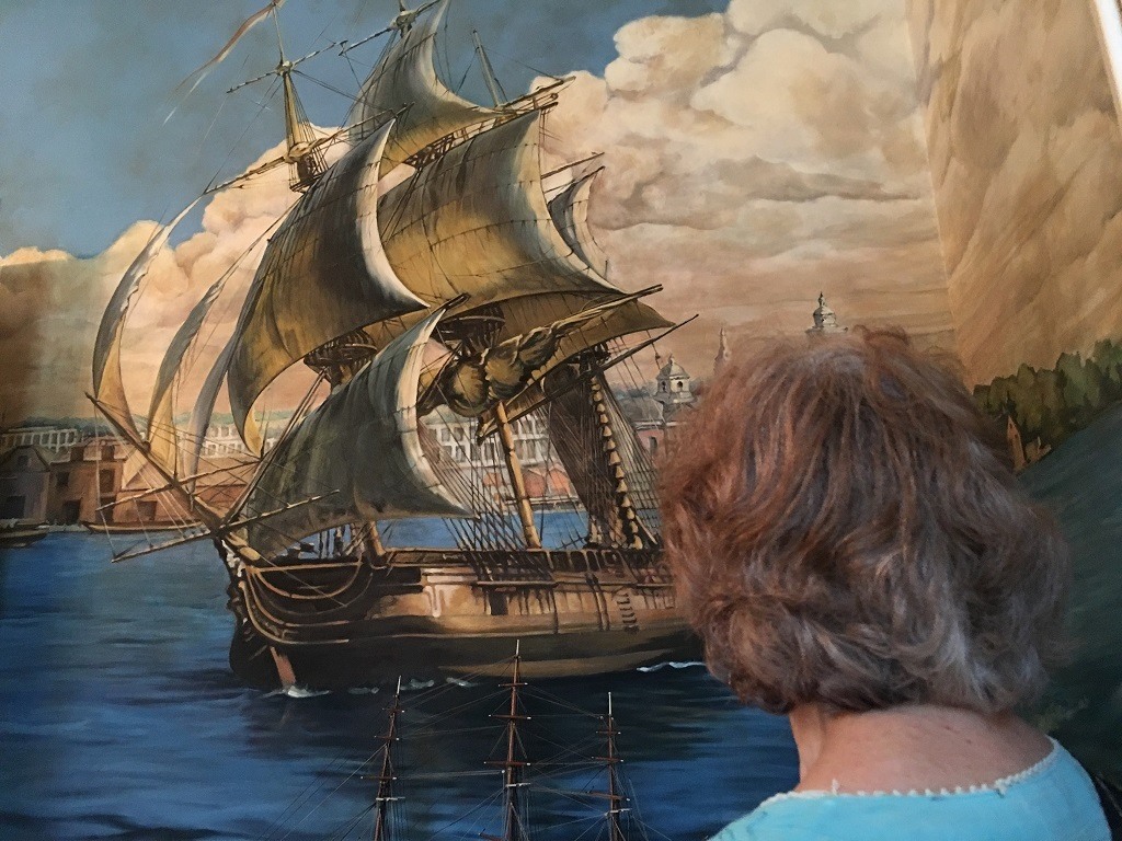 Mural in Sword Gate House. Image by The Family Adventure Project