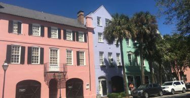 Rainbow Row, Charleston SC.Imge by The Family Adventure Project