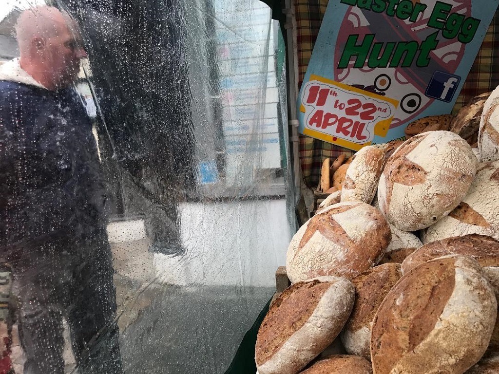 Market in the square; one of 20 things to do in Kirkby Lonsdale 